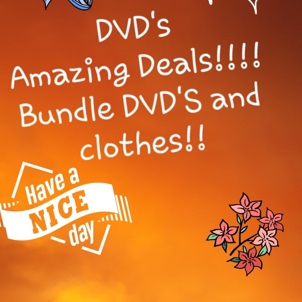 A bunch of DVD'S, new and used.